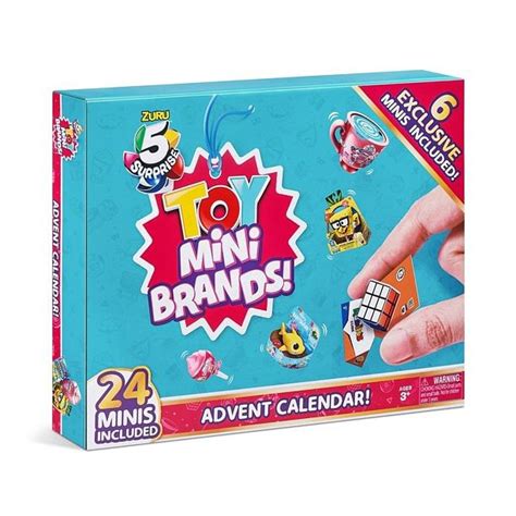 5 Surprise Mini Toys S1 Advent Calendar With 24 Surprises